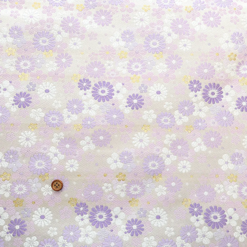 金襴　菊吹雪