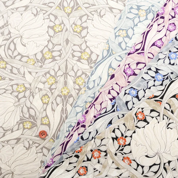 コットン10/8オックスプリント生地　V&A William Morris Pimpernel