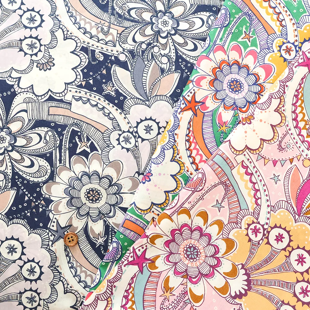 イタリア製　Liberty Fabrics 2026A/W　DESIGN.NATURE.ART.　FIREWORK GARDEN