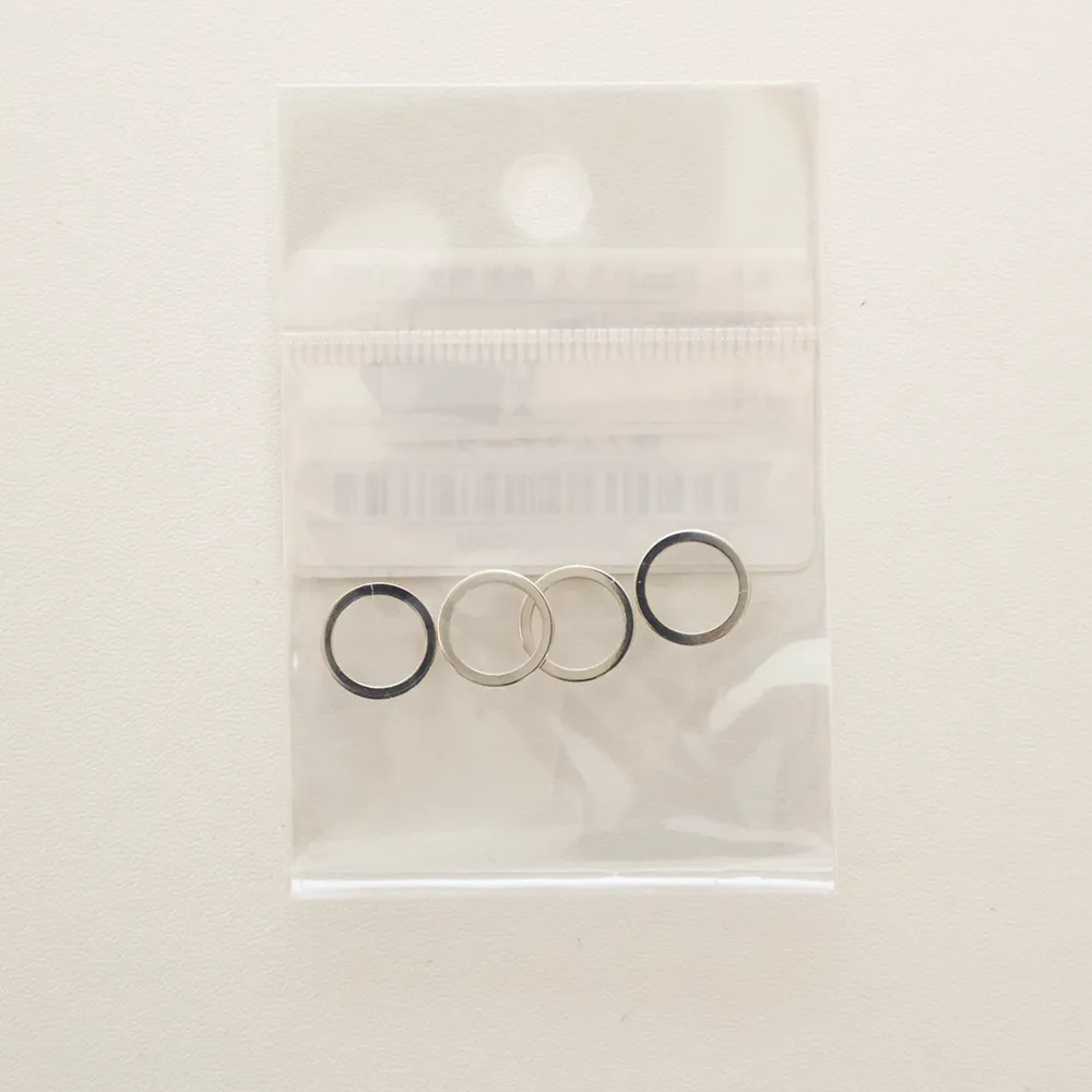 マルカン　10mm 　４個入り　シルバー